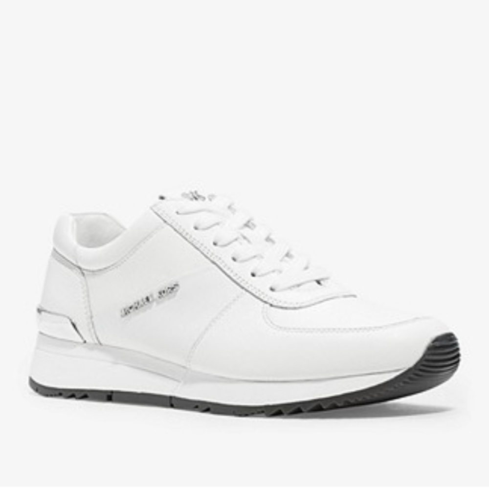 MICHAEL MICHAEL KORS. Allie Leather Sneaker BRAND NEW Color optic white size 8M